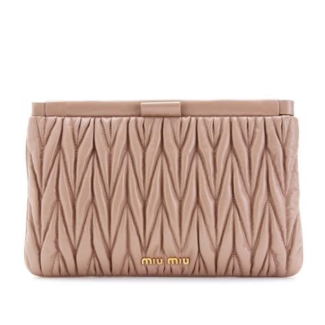 miu miu matelasse clutch replica